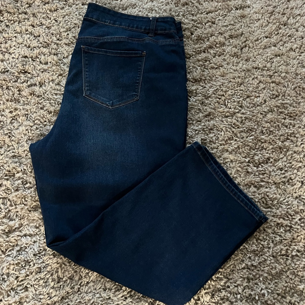 Avenue plus straight 20 petite jeans NWOT